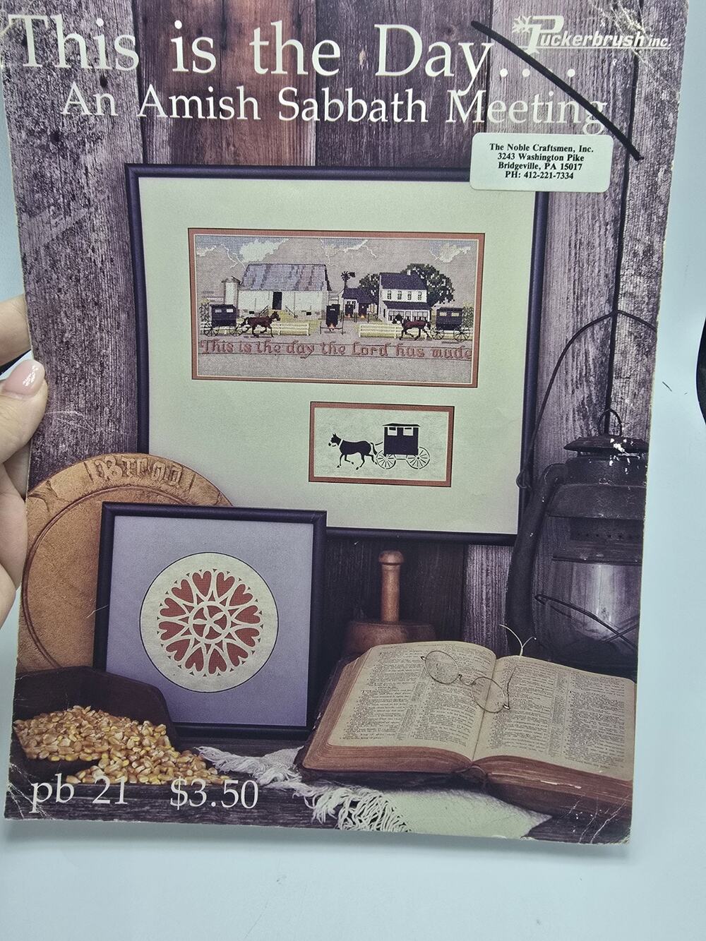 CROSS STITCH PATTERNS This Is The Day Amish Sabbath Meeting